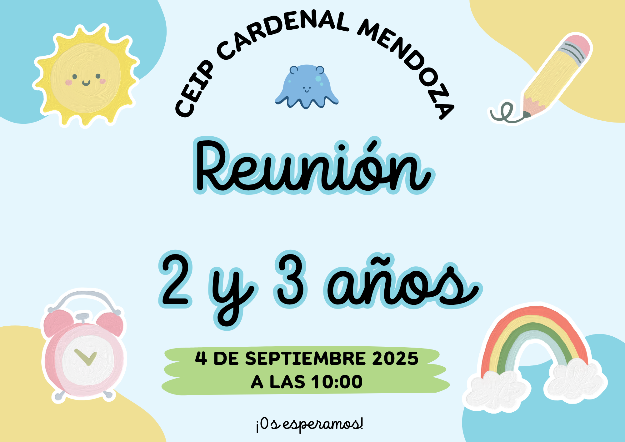 Reunión inicial 2 y 3 años